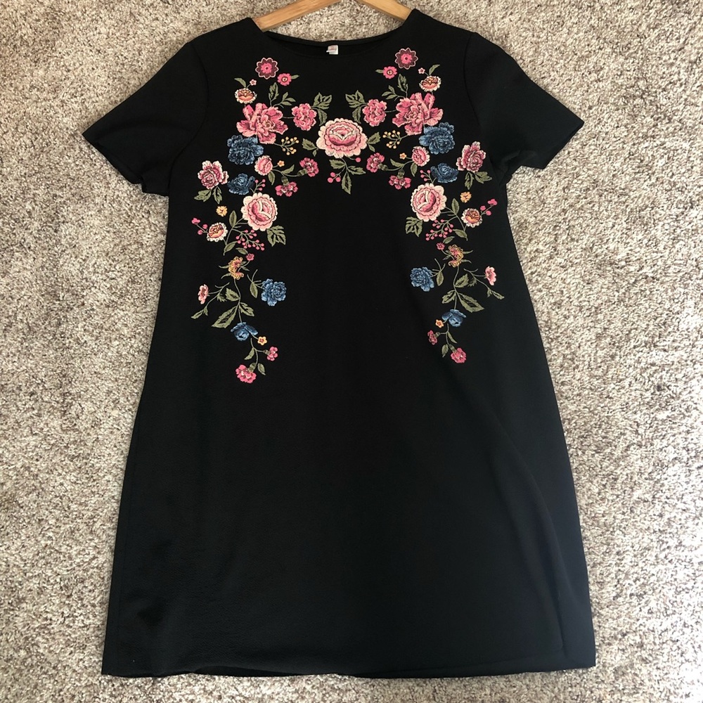 Xhilaration floral dress size L